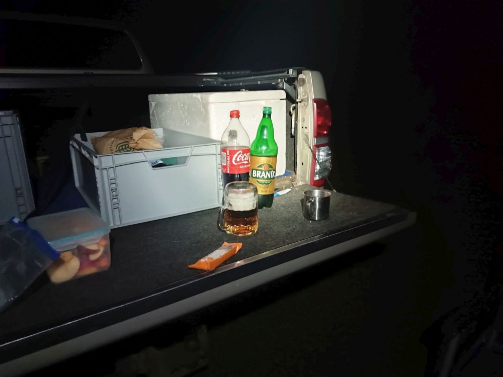 Občerstvovačka na korbě