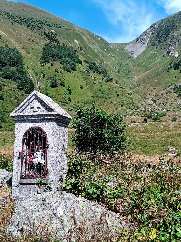 Stoupání na  sedlo Col de Tricot