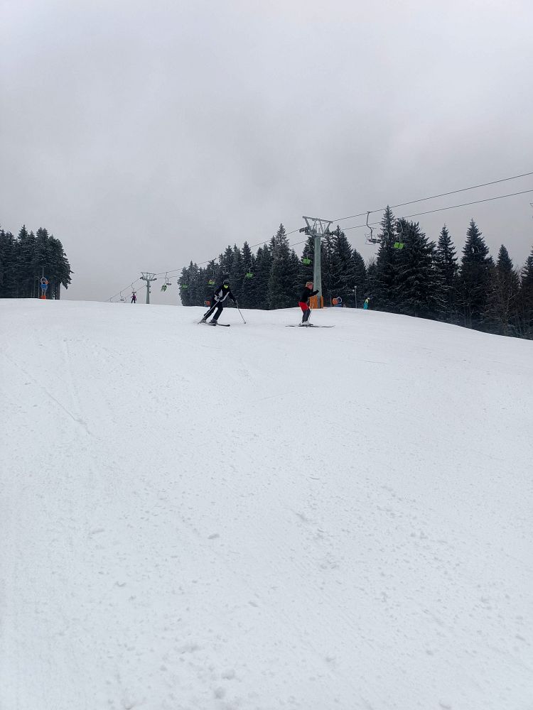 Potřetí v životě na lyžích