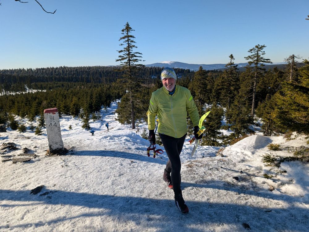Na Brousek raději bez lyží (fotil Frantis)